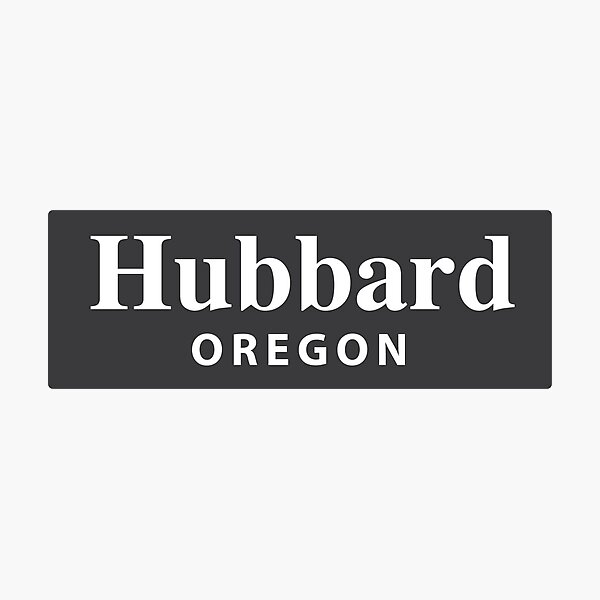 Item preview, Hubbard, Oregon designed and sold by EveryCityxD1.