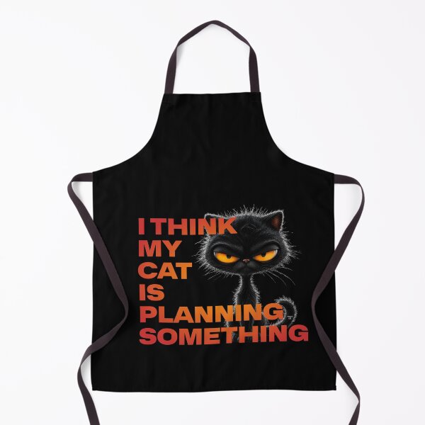 Item preview, I Think My Cat Is Planning Something designed and sold by Winston Cat.