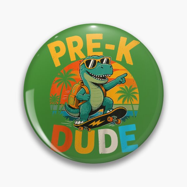 Item preview, Back to School Pre-K Cool Dude T-Rex Skateboard Kids designed and sold by GreggRoss.