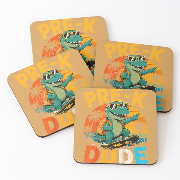 Item preview, Back to School Pre-K Cool Dude T-Rex Skateboard Kids designed and sold by GreggRoss.