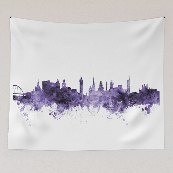 Artikelvorschau, Glasgow Schottland Skyline entworfen und verkauft von ArtPrints.