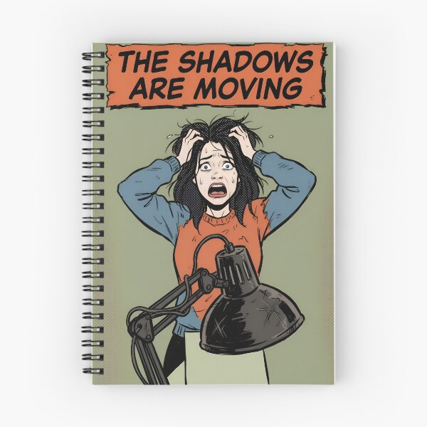 Item preview, Shadows Are Moving Minimalist Horror Poster designed and sold by DuckOddity.
