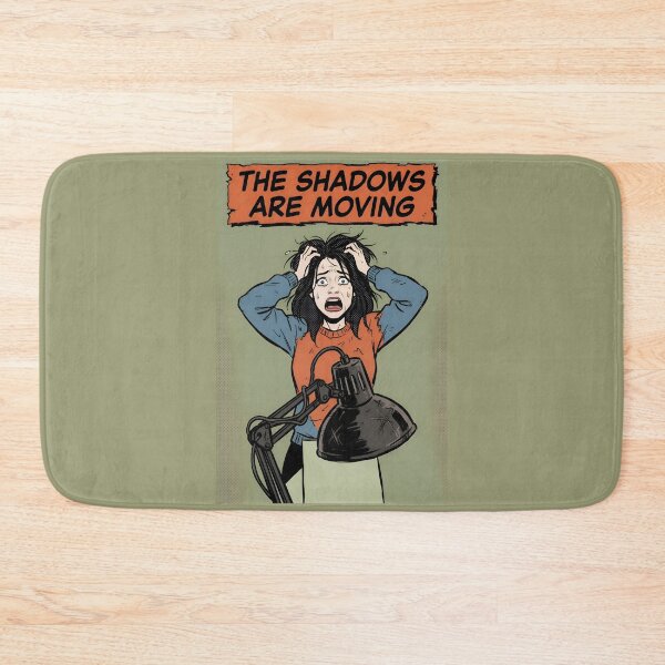 Item preview, Shadows Are Moving Minimalist Horror Poster designed and sold by DuckOddity.