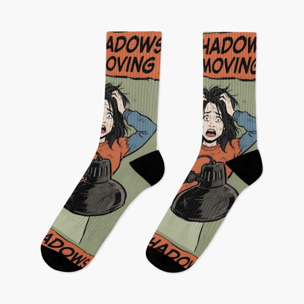 Item preview, Shadows Are Moving Minimalist Horror Poster designed and sold by DuckOddity.