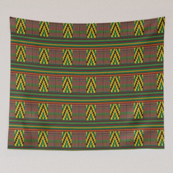 Item preview, Classic Ghana Kente Cloth pattern designed and sold by MammothArt.