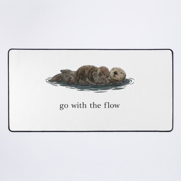 Item preview, Go With The Flow Sea Otter | Cute Otter Mom & Baby Vintage Nature designed and sold by Gbriel3.