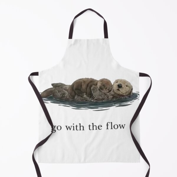 Item preview, Go With The Flow Sea Otter | Cute Otter Mom & Baby Vintage Nature designed and sold by Gbriel3.