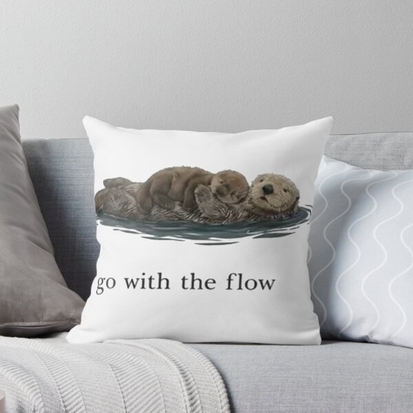 Item preview, Go With The Flow Sea Otter | Cute Otter Mom & Baby Vintage Nature  designed and sold by Gbriel3.