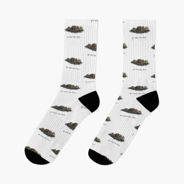 Item preview, Go With The Flow Sea Otter | Cute Otter Mom & Baby Vintage Nature  designed and sold by Gbriel3.