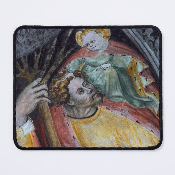 Item preview, Saint Christopher carries Christ Child in Bressanone, Italy designed and sold by TerryKerrImages.