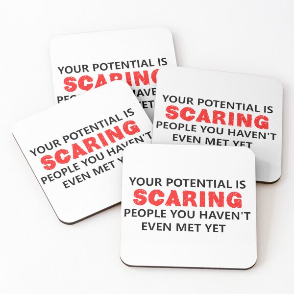 Item preview, Your Potential Is Scaring People You Haven't Met Yet – savage  Confidence Quote designed and sold by Dziridesign.