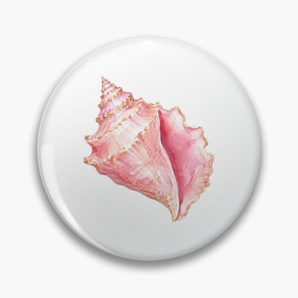 Item preview,  Blush Pink  Conch Shell with Gold Accents designed and sold by SOUFIANE1991.