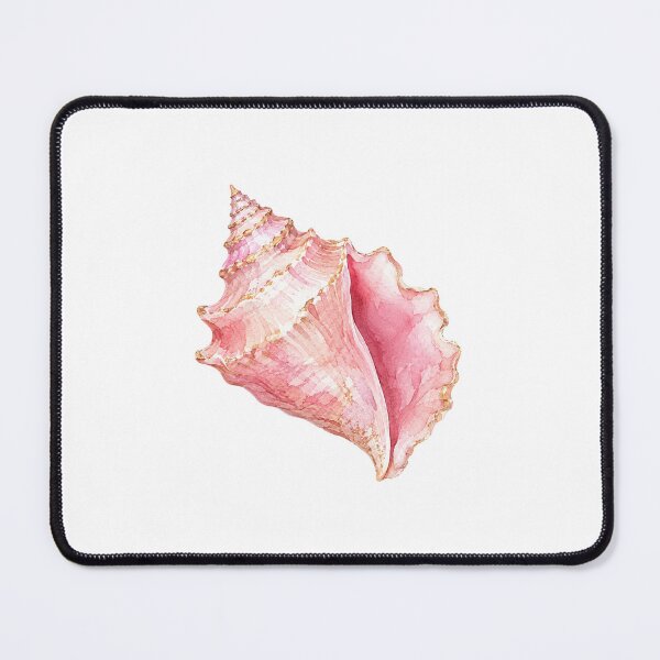 Item preview,  Blush Pink  Conch Shell with Gold Accents designed and sold by SOUFIANE1991.
