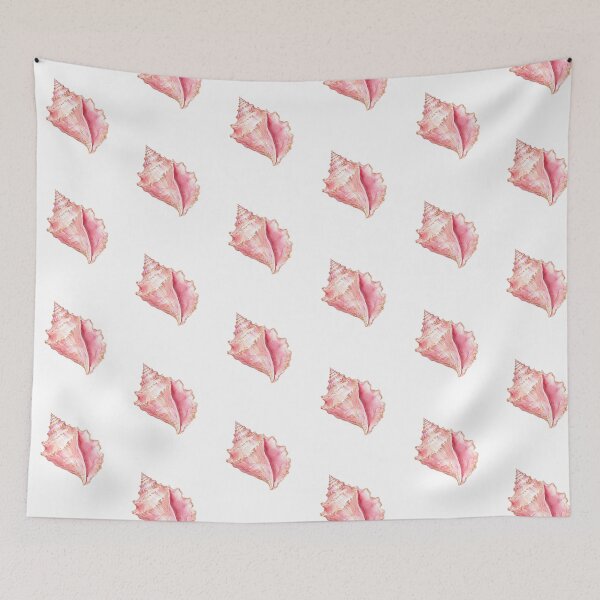 Item preview,  Blush Pink  Conch Shell with Gold Accents designed and sold by SOUFIANE1991.