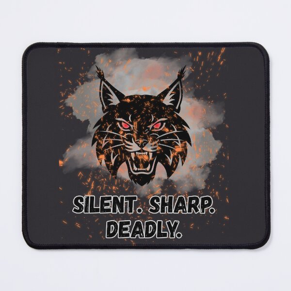 Item preview, Silent Sharp Deadly Lynx designed and sold by AhmadAnnaPrints.