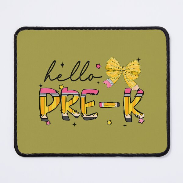 Item preview, Back to School Pre K Pencil Coquette Bow Teacher Girl designed and sold by GreggRoss.