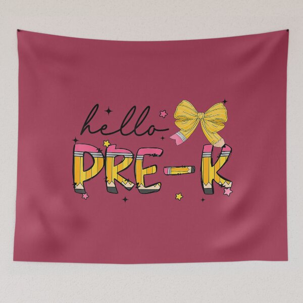 Item preview, Back to School Pre K Pencil Coquette Bow Teacher Girl designed and sold by GreggRoss.