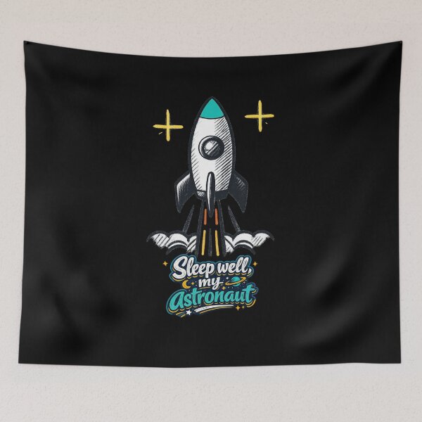 Item preview, Dreamy Space Quote Design - Sleep Well, My Astronaut designed and sold by Rocket&Stars.