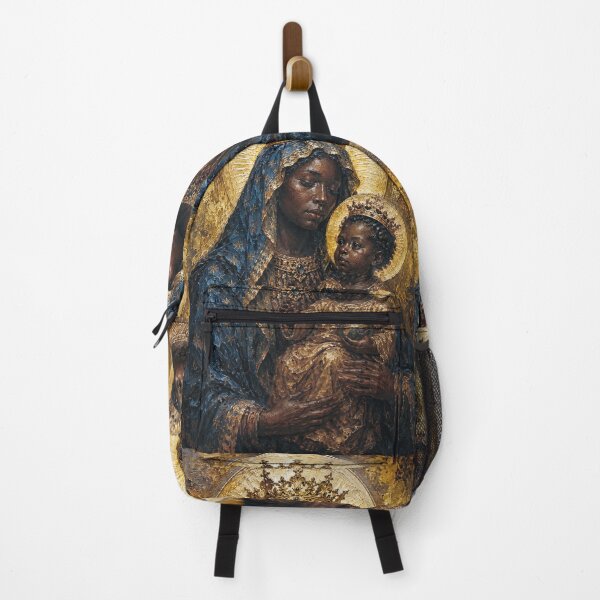 Item preview, Black Madonna with child painting. designed and sold by GalleryKauffeld.