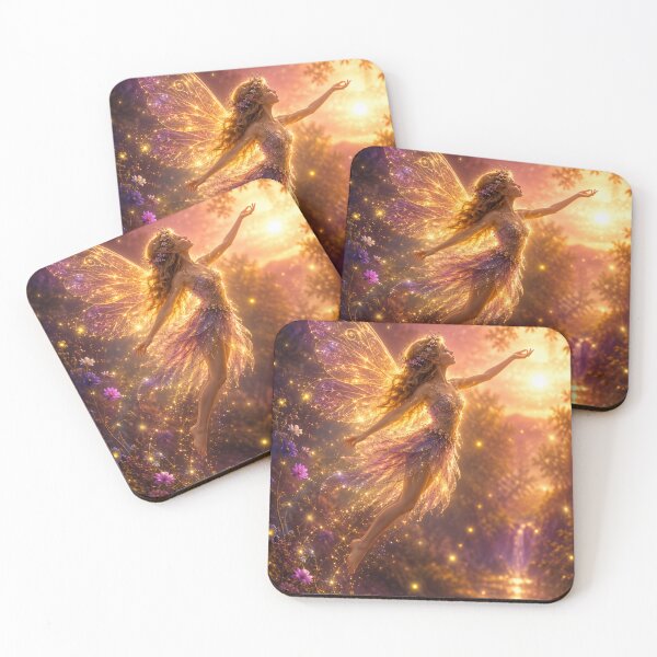 Item preview, Enchanted Fairy at Golden Twilight designed and sold by Kimberly Palmer.