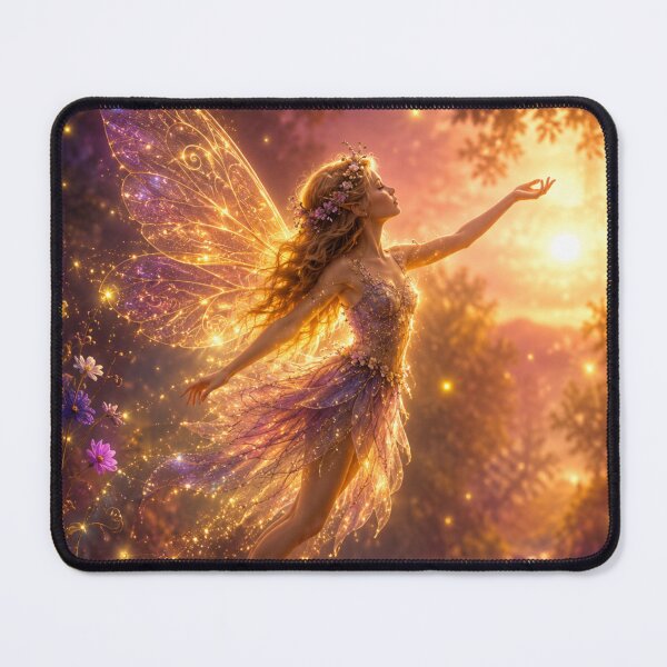 Item preview, Enchanted Fairy at Golden Twilight designed and sold by Kimberly Palmer.