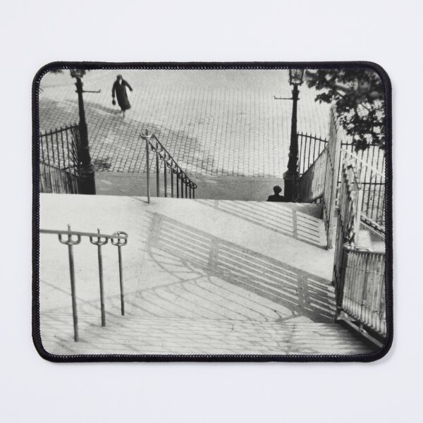 Item preview, Vintage The Stairs of Montmartre, Paris, 1926 black and white photograph art print by Andre Kertesz designed and sold by Astrid Arkhangelsky.