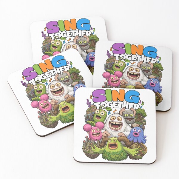 Item preview, Colorful Musical Monsters Sing Together designed and sold by Coldink.