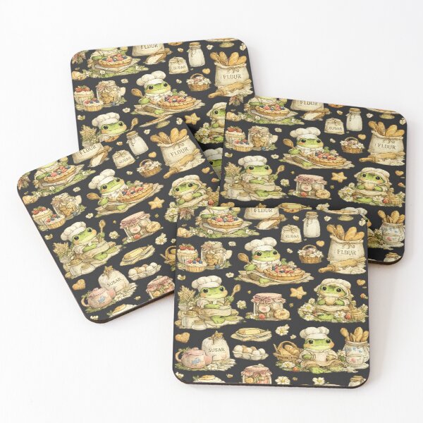 Item preview, Cute Cottagecore Frog Seamless Pattern | Whimsical Forest Frogs, Mushrooms & Wildflowers designed and sold by AvalonTshirts.
