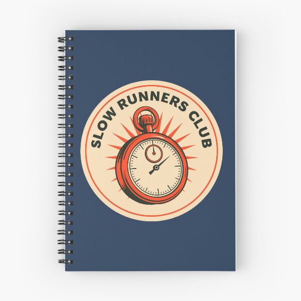 Item preview, Slow Runners Club Retro Stopwatch Badge designed and sold by FrostyFrisby.