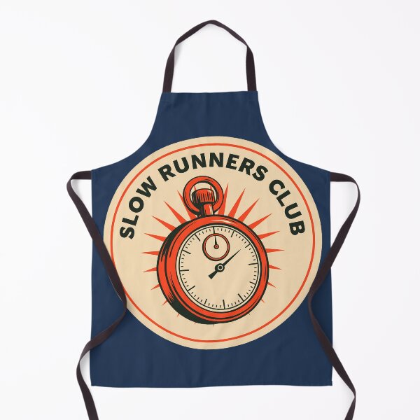 Item preview, Slow Runners Club Retro Stopwatch Badge designed and sold by FrostyFrisby.
