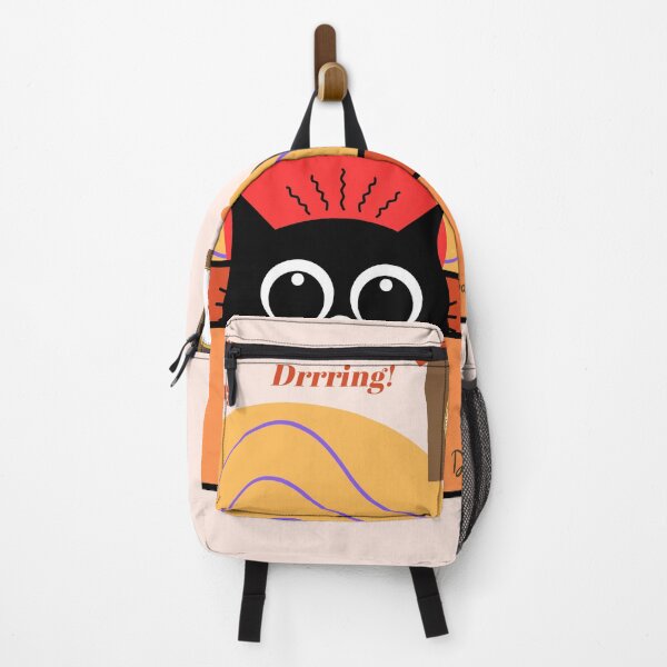 Item preview, Clock startling the cat designed and sold by DiFraia Studio.
