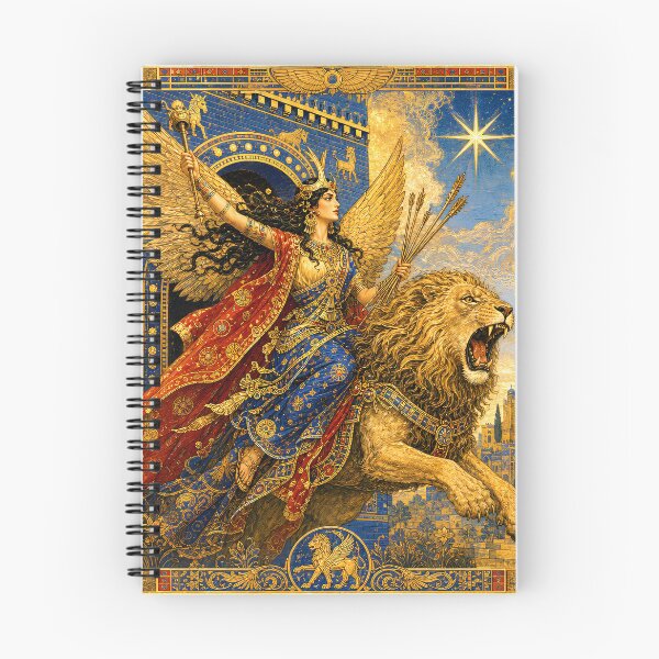 Item preview, Ishtar at the Gate | Mesopotomian Mythical Wall Art designed and sold by Stoneflower-Art.
