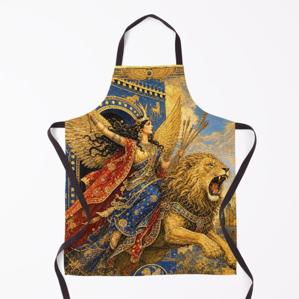 Item preview, Ishtar at the Gate | Mesopotomian Mythical Wall Art designed and sold by Stoneflower-Art.