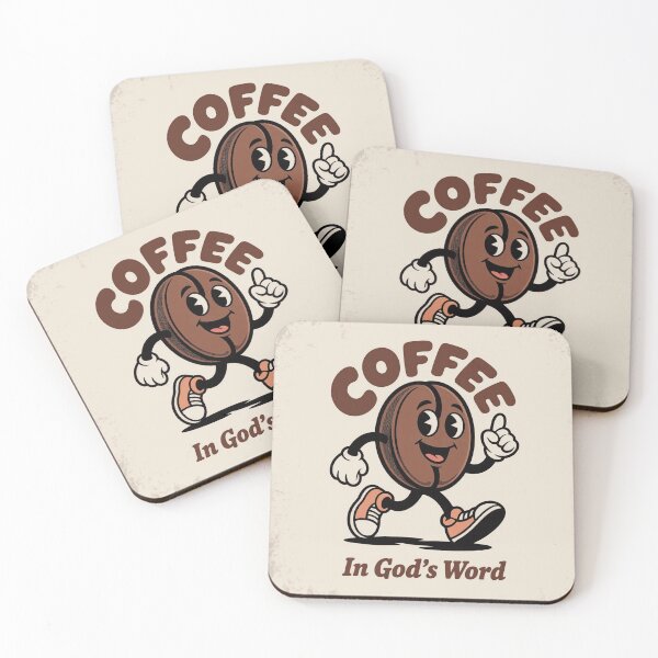 Item preview, Coffee In God’s Word Retro Christian Coffee Bean designed and sold by SorenHalwick21.