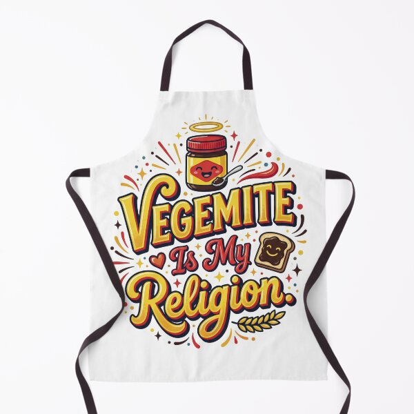 Item preview, Vegemite Is My Religion Funny Australian Food Lover Typography Design designed and sold by LOVEARTDESIGN.