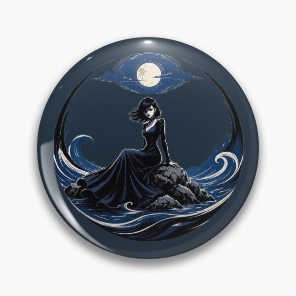 Item preview, Moonlit Tides II – Midnight Horizon designed and sold by Roberta Calabrese.