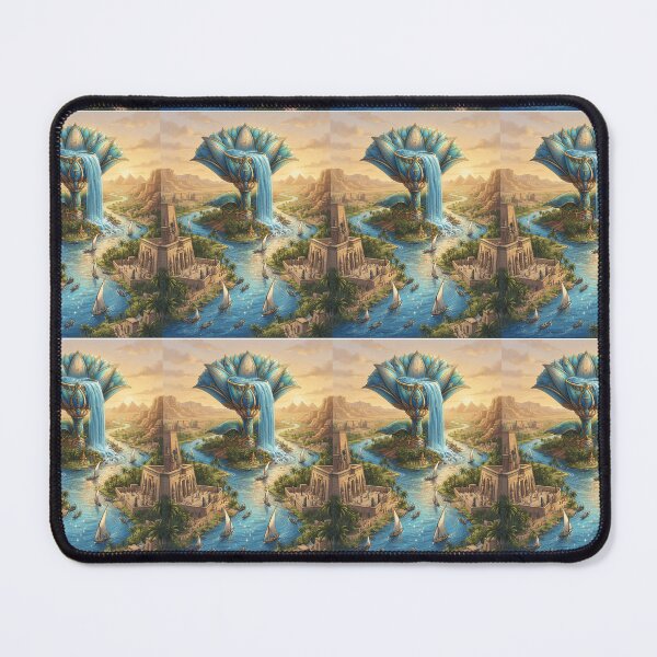 Item preview, Lotus of the Nile - Ancient Egyptian Art Print & Merchandise designed and sold by Art Wave Studio.
