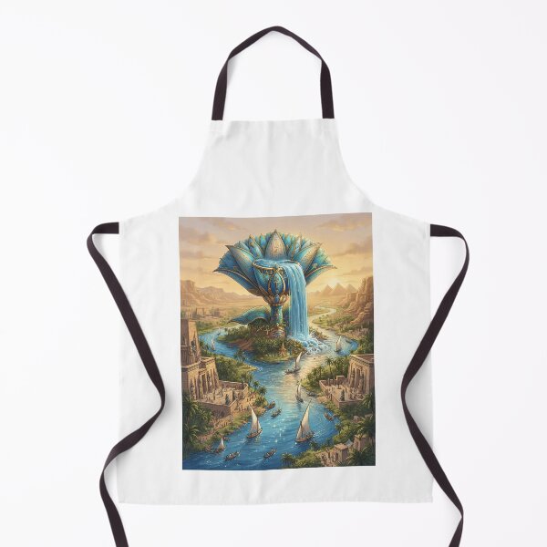 Item preview, Lotus of the Nile - Ancient Egyptian Art Print & Merchandise designed and sold by Art Wave Studio.