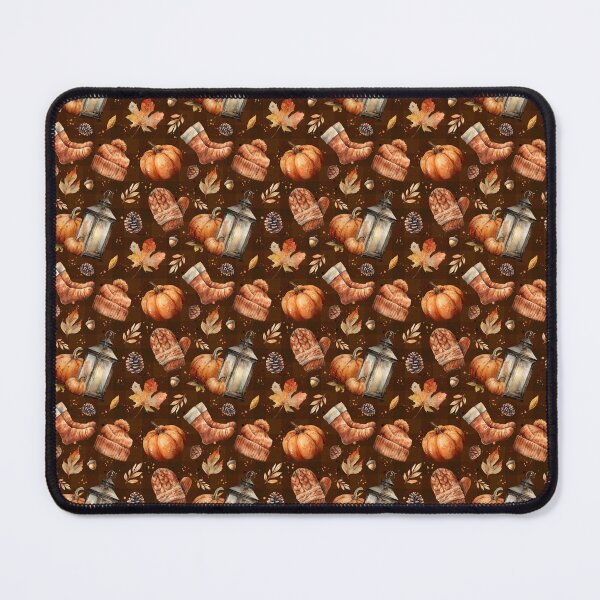 Item preview, Brown Cozy Fall Pumpkins and Knitted Clothes designed and sold by LouieVanille.