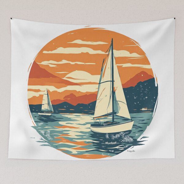 Item preview, Bar Montenegro Vintage Retro Travel Badge designed and sold by WOAWingsofArt.