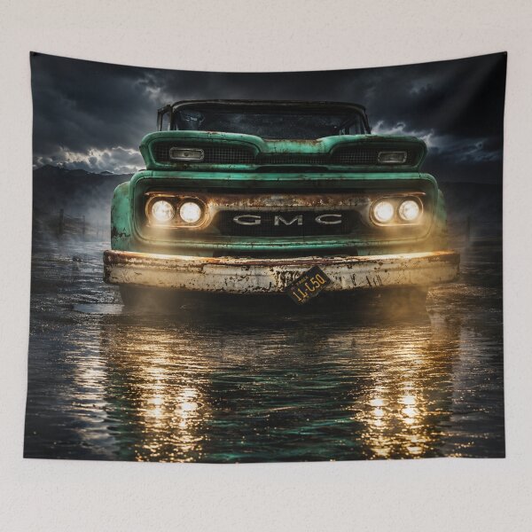 Item preview, Nightfall Sentinel – Vintage GMC Storm Reflection designed and sold by Kimberly Palmer.
