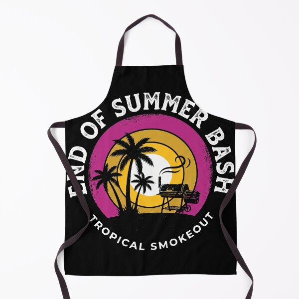 Item preview, End Of Summer Bash Tropical Smokeout BBQ Sunset Palm Trees designed and sold by TeNovaStudio.