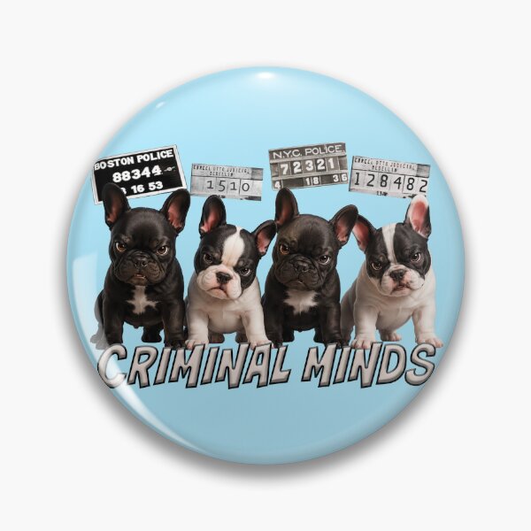 Item preview, French Bulldog. ‘CRIMINAL MINDS’ designed and sold by SmARTNiki.