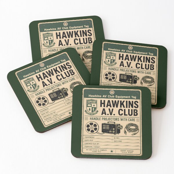 Item preview, Hawkins AV Club Equipment Tag designed and sold by agearb.