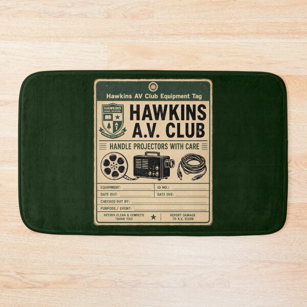 Item preview, Hawkins AV Club Equipment Tag designed and sold by agearb.