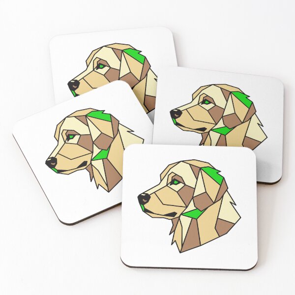 Item preview, Geometric Golden Retriever Dog designed and sold by AnimalsKnowAll.