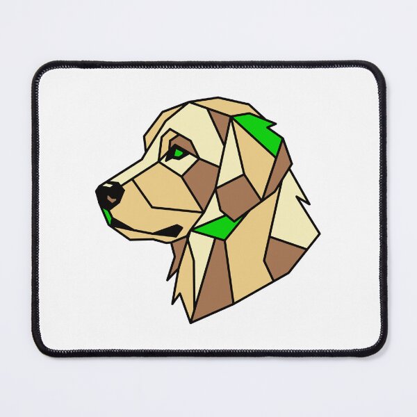 Item preview, Geometric Golden Retriever Dog designed and sold by AnimalsKnowAll.