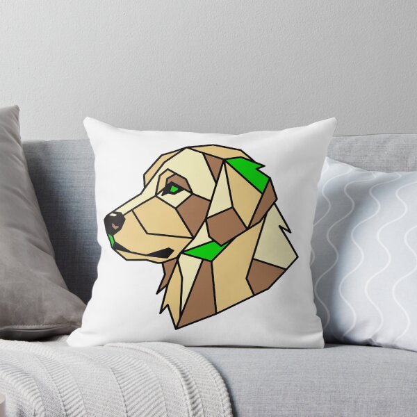 Item preview, Geometric Golden Retriever Dog designed and sold by AnimalsKnowAll.
