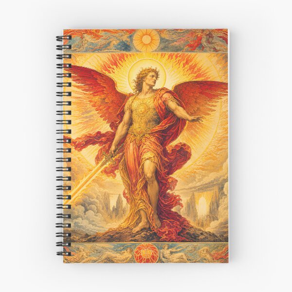 Item preview, Shamsiel the Watcher, Angel of Sunlight | Book of Enoch Angel Art designed and sold by Stoneflower-Art.