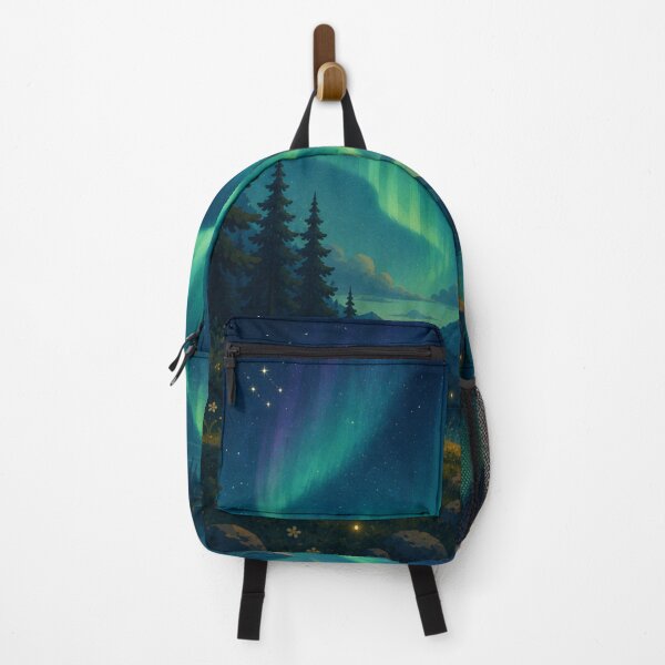 Item preview, Aurora Dreams – Landscape with Northern Lights | Nature and Fantasy Illustration designed and sold by Goodthingstree.